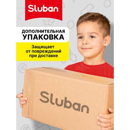 Конструктор SLUBAN Флот. Десантный корабль 1088 деталей