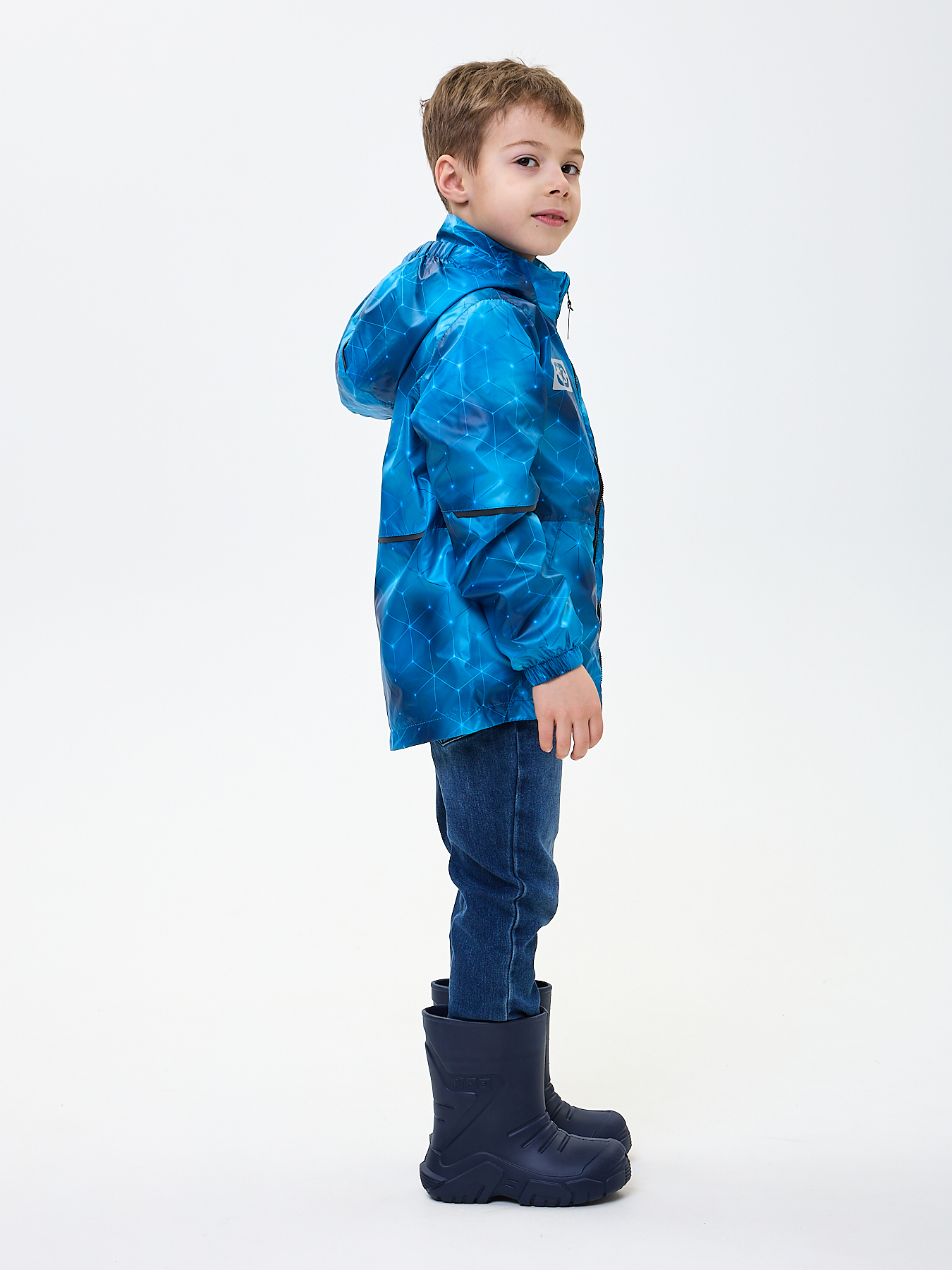 Ветровка GooDvinKids В10021-02/нейросетьсиний_FS - фото 10
