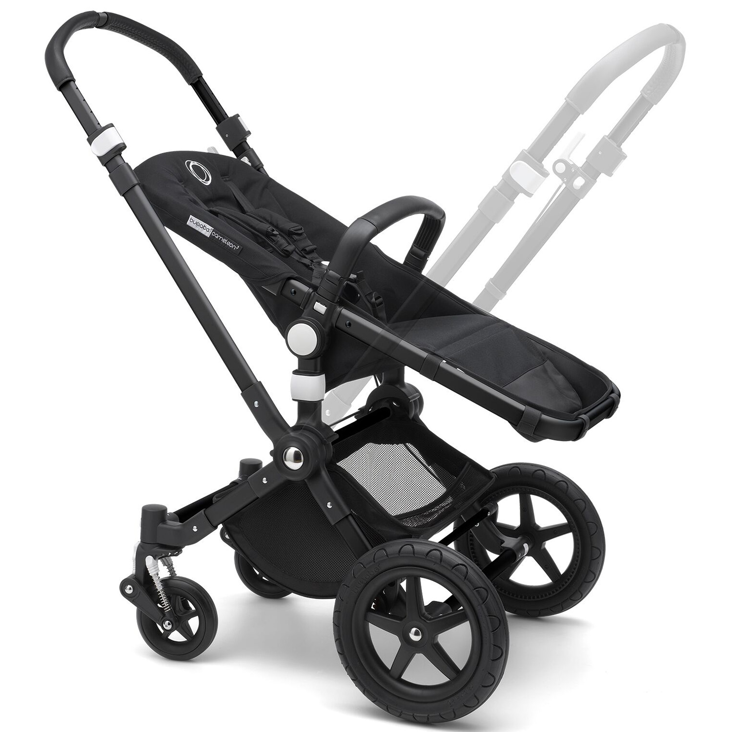 Коляска 2в1 Bugaboo Cameleon3 Plus Complete Black-Black-Black 230162ZW01 - фото 16