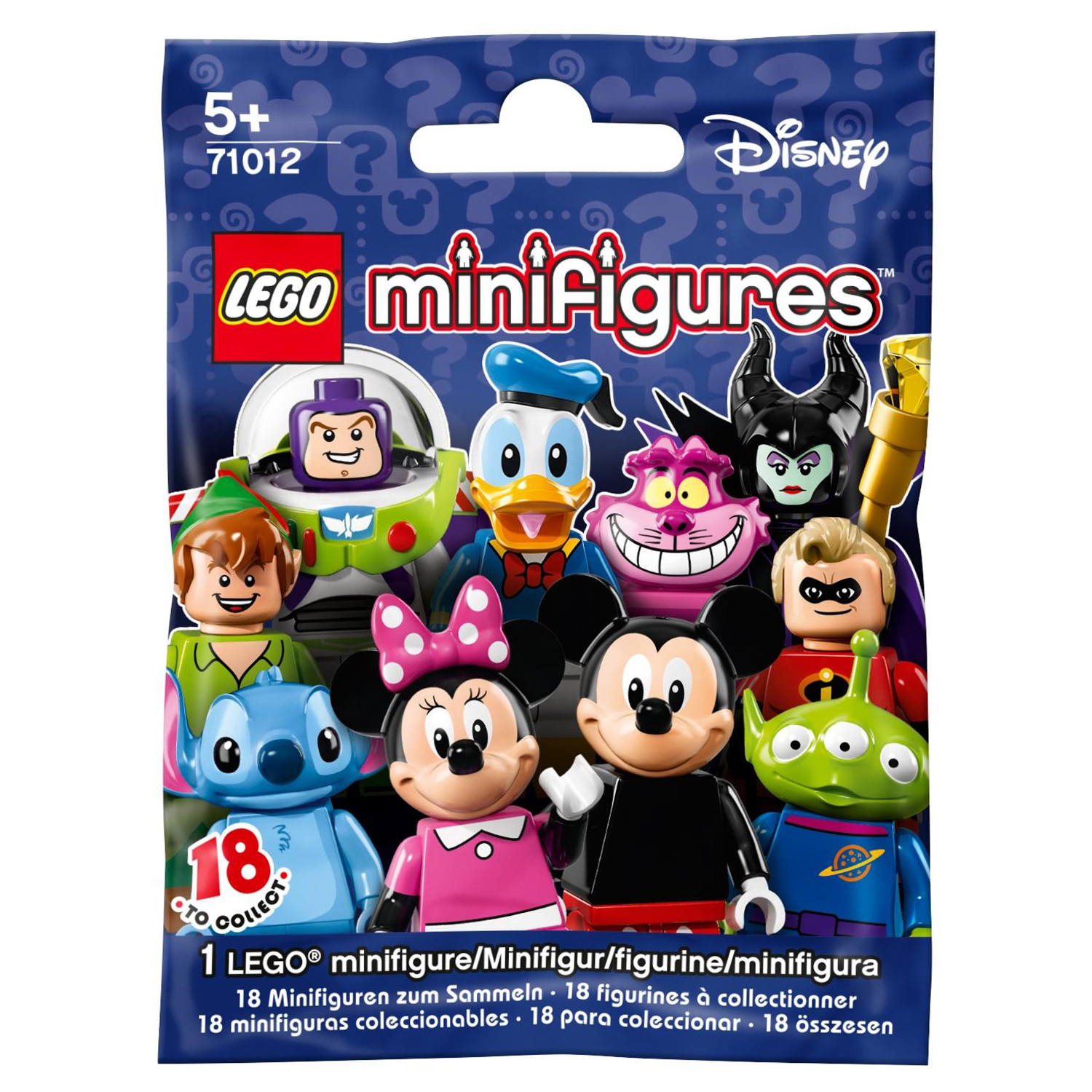 Конструктор LEGO Minifigures Минифигурки LEGO®, серия Дисней (71012) купить  по цене 249 ₽ в интернет-магазине Детский мир