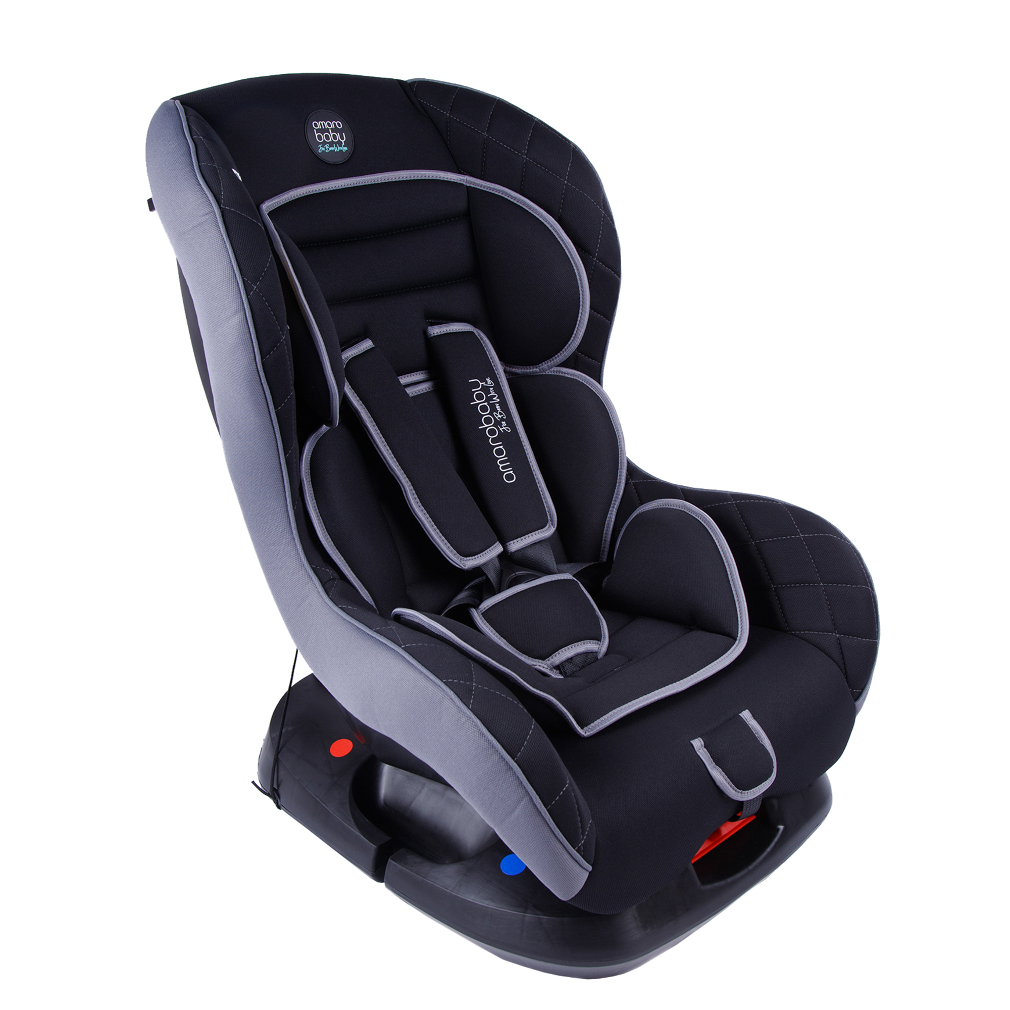 Автокресло Amarobaby Safety 0+/I Черный-Серый - фото 10