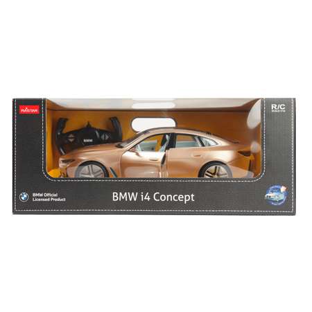 Машина Rastar РУ 1:14 BMW i4 Concept Золотая 98300