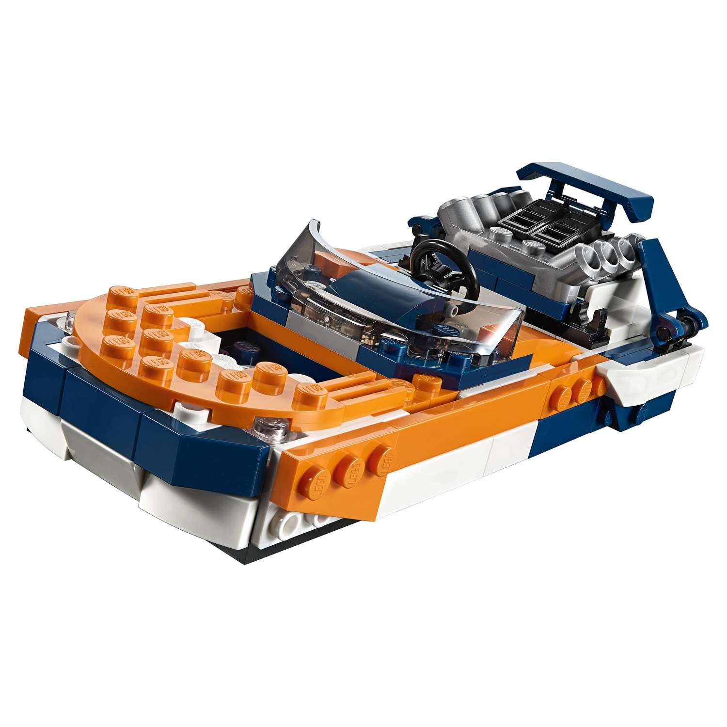 Конструктор LEGO Creator Гоночный автомобиль Оранжевый 31089 - фото 12