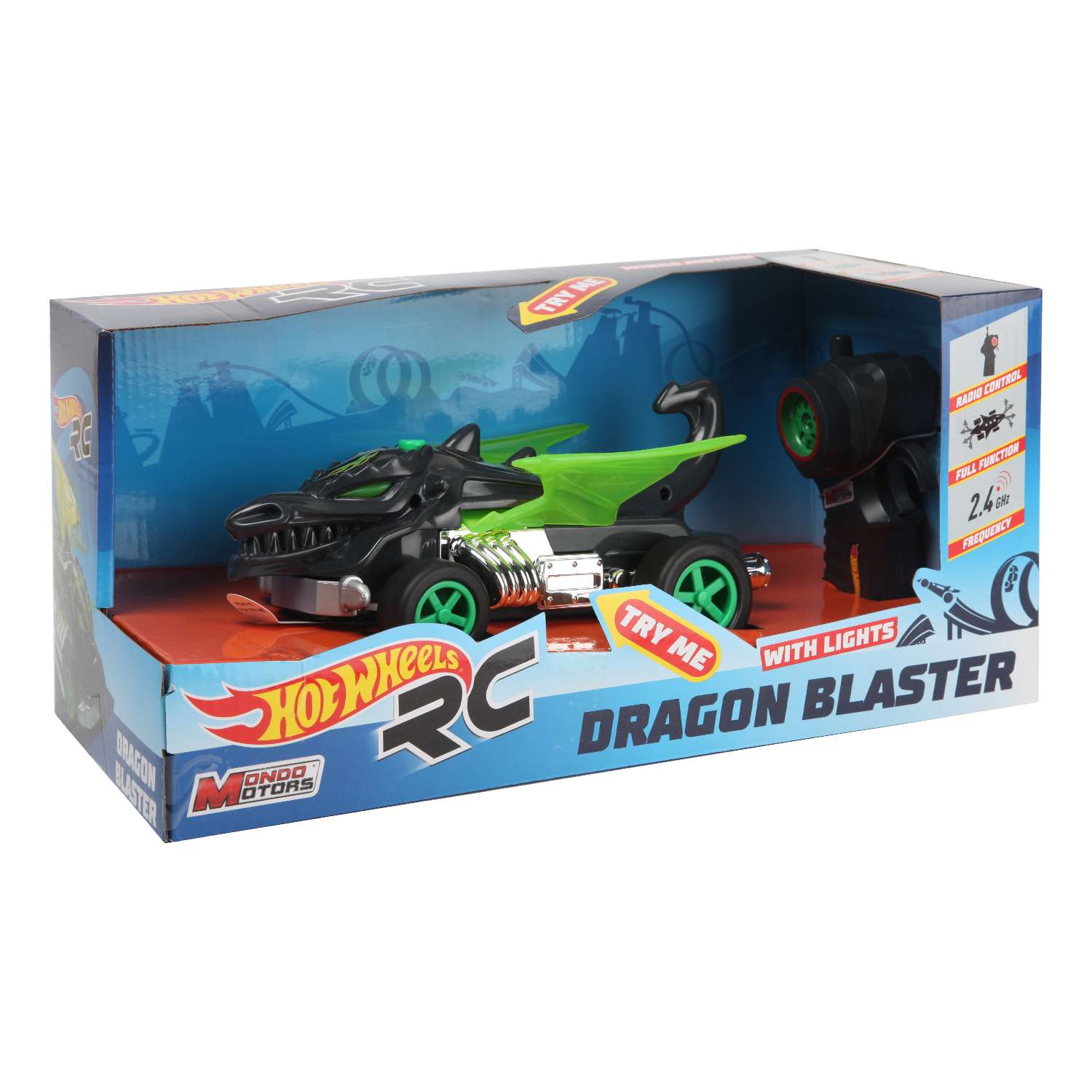 Машина Hot Wheels РУ Dragon Blaster 63503 - фото 2