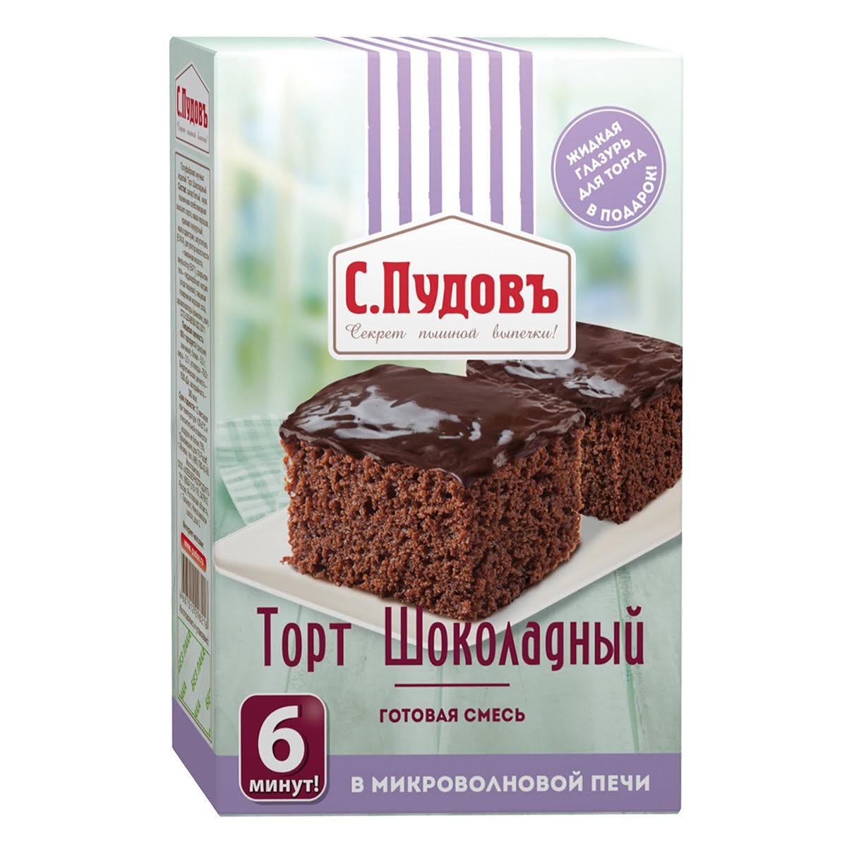 Готовая смесь С. Пудовъ Торт шоколадный 290 г купить по цене 210 ₽ в  интернет-магазине Детский мир