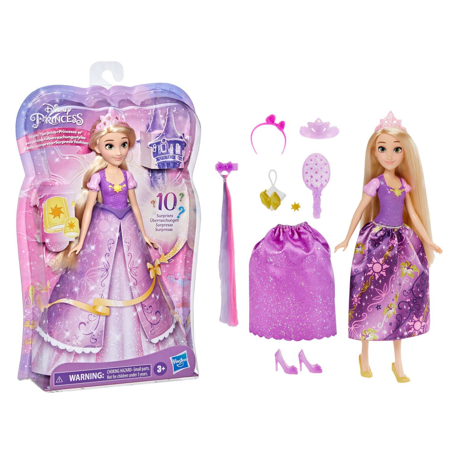 Кукла Disney Princess Hasbro Рапунцель в платье с кармашками F07815X0 F07815X0 - фото 9
