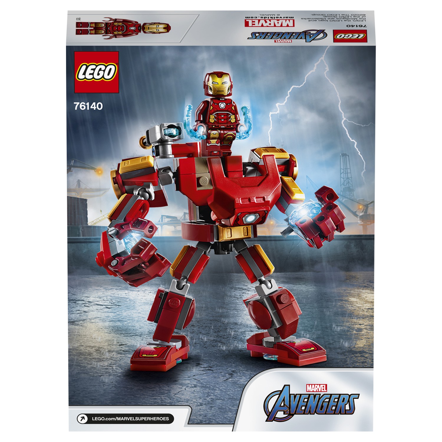 Конструктор LEGO Super Heroes Железный человек 76140 купить по цене 699 ₽ в  интернет-магазине Детский мир