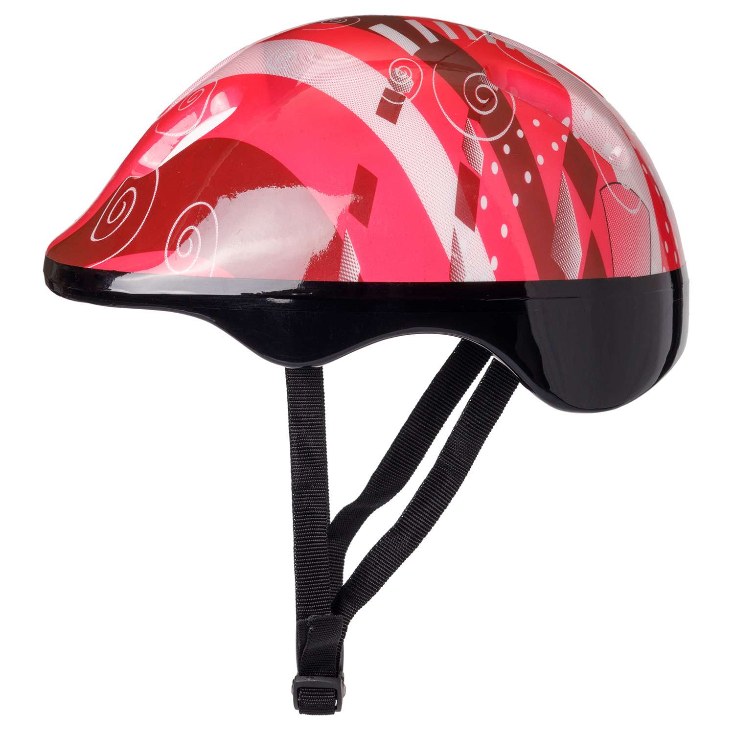 Защита Шлем BABY STYLE для роликовых коньков красный Обхват 57 см - фото 2