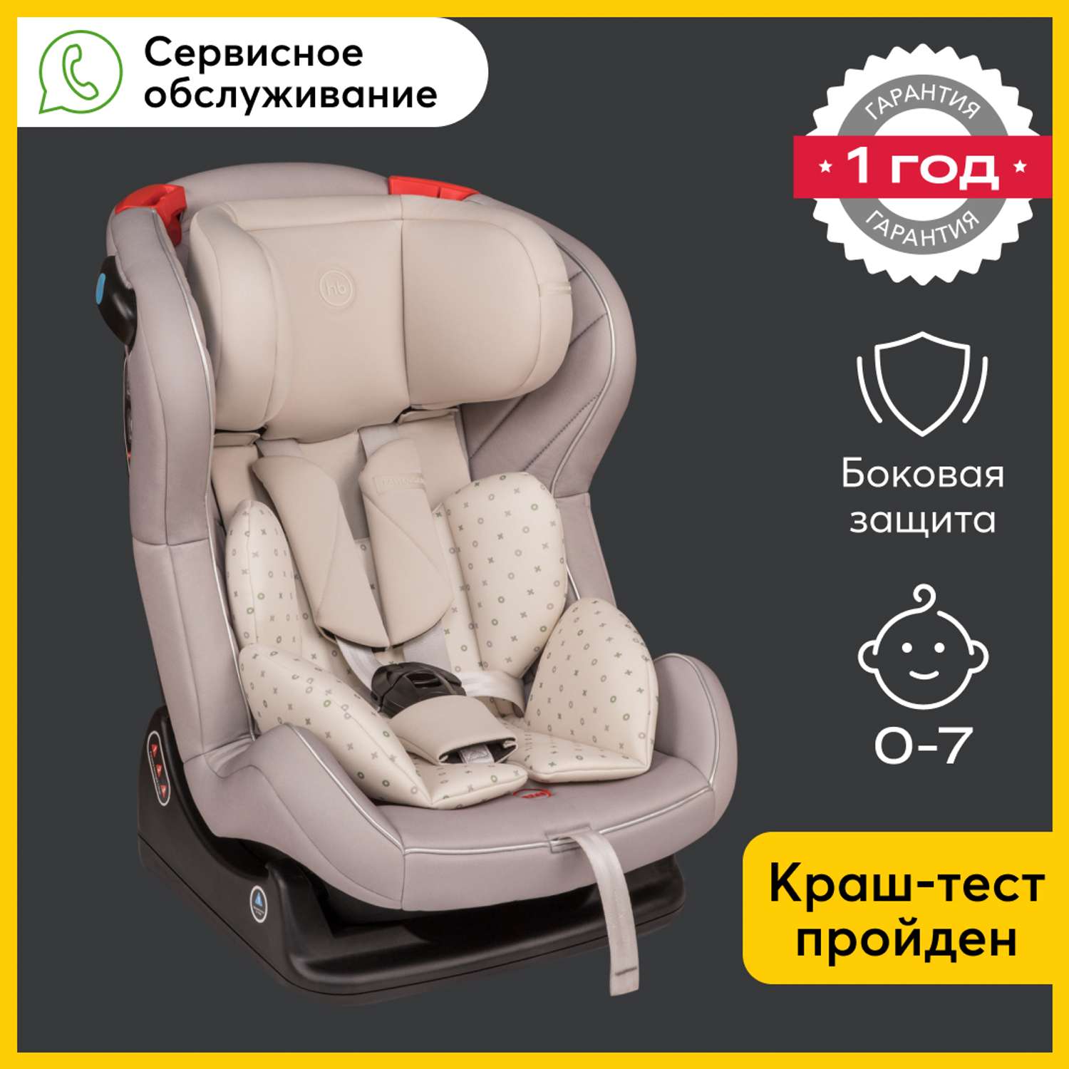 Автокресло Happy Baby Passenger V2 0-25 кг - фото 2