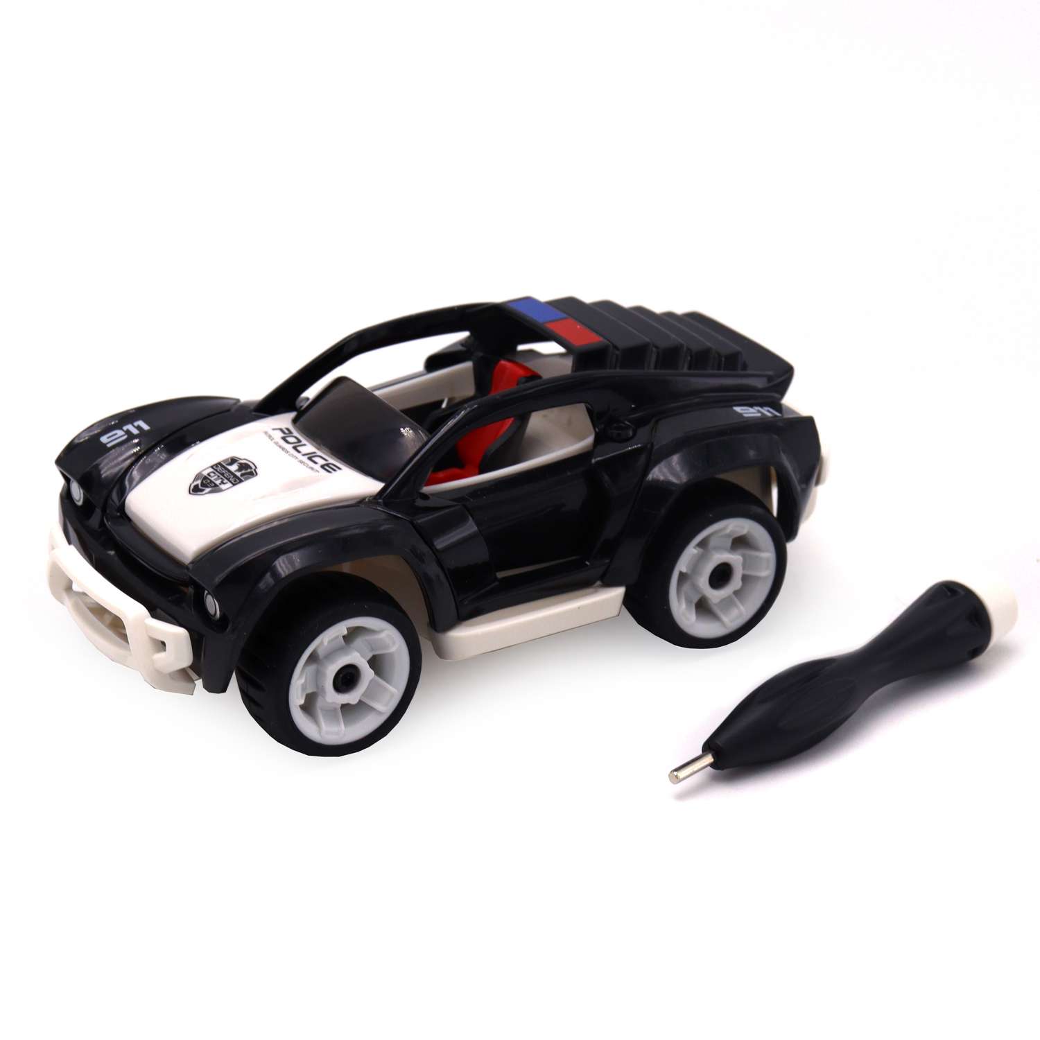 Машинка DIY Funky Toys Черная YS0281460 - фото 1