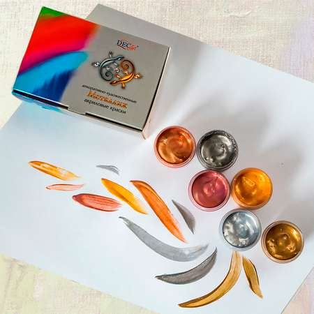 Краски акриловые DecArt 6 цв.