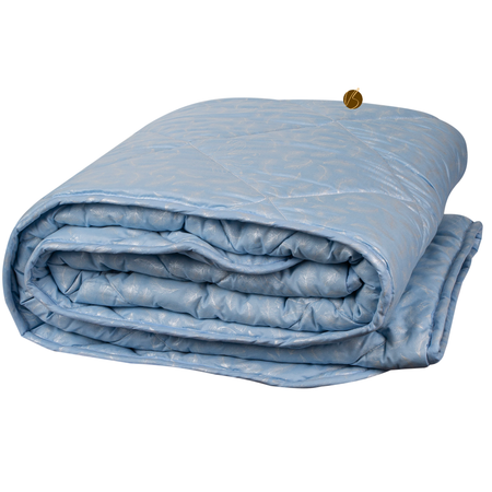 Одеяло Benalio 1.5 спальное Лебяжий пух эко всесезонное 140х205 см глосс-сатин