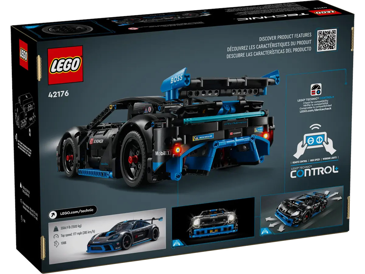 Конструктор LEGO Porsche GT4 гоночный автомобиль на РУ 42176 - фото 13