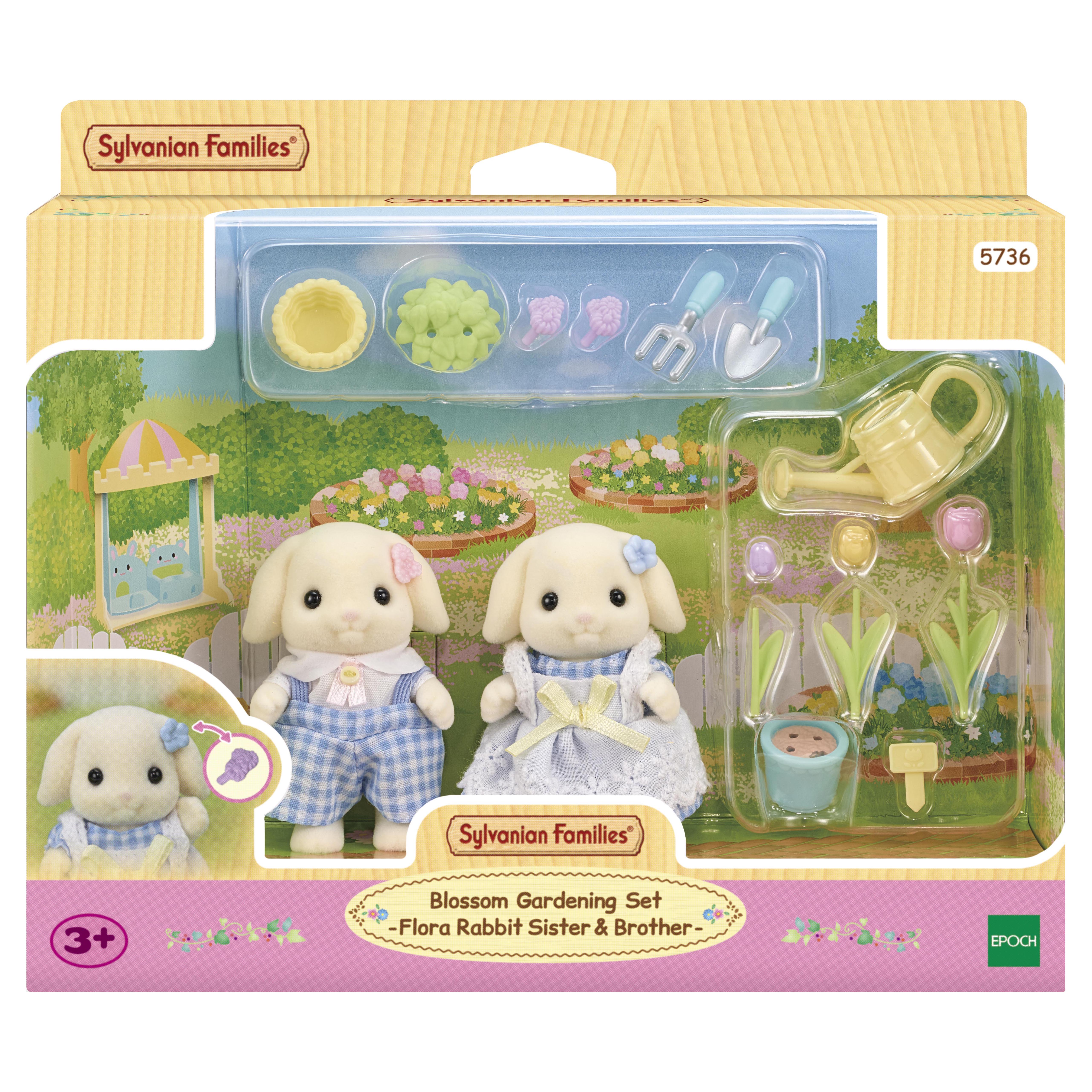 Набор Sylvanian Families Цветочные кролики брат и сестра 5736 - фото 1