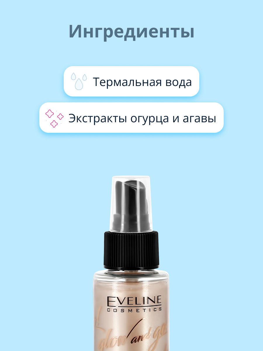 Спрей-фиксатор макияжа EVELINE Aqua miracle 4 в 1 nude 110 мл - фото 2