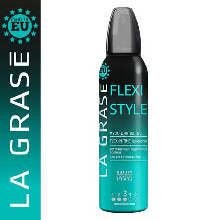 Мусс для волос La Grase сверхсильной фиксации Flexi Style 150 мл