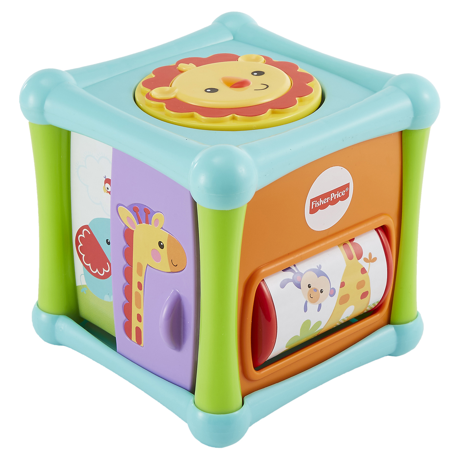 Кубик Fisher Price Веселые животные - фото 1