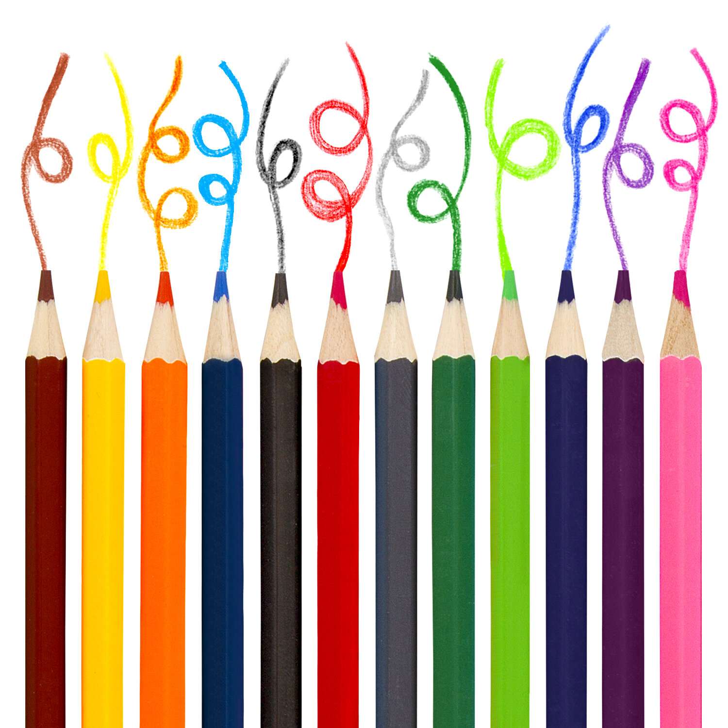 Карандаши цветные Юнландия для рисования мягкие набор 12 цветов - фото 6
