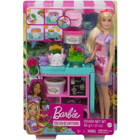 Набор игровой Barbie Цветочный магазин с куклой-флористом GTN58