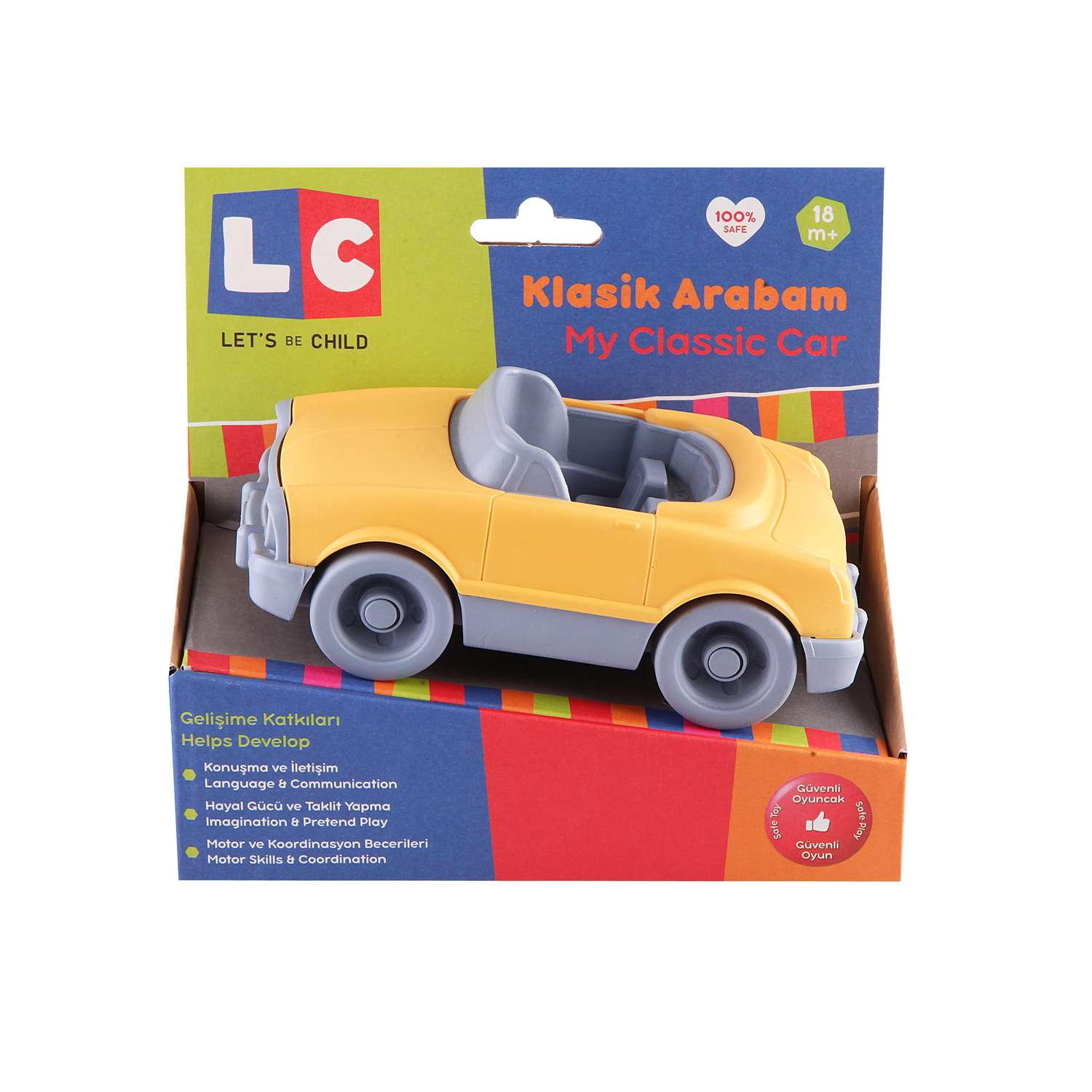 Классический автомобиль Let s Be Child Машинка цвет желтый LC-30780-ZH - фото 5