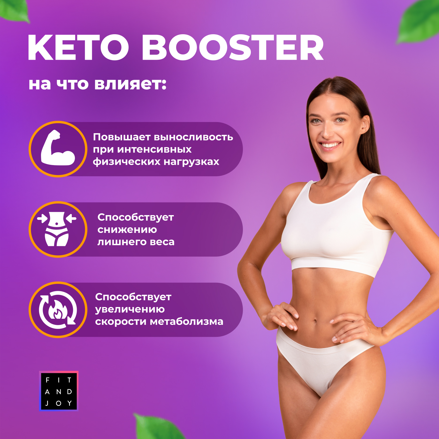 Набор Жиросжигателей FIT AND JOY с l карнитином дневной 3шт для похудения - фото 4