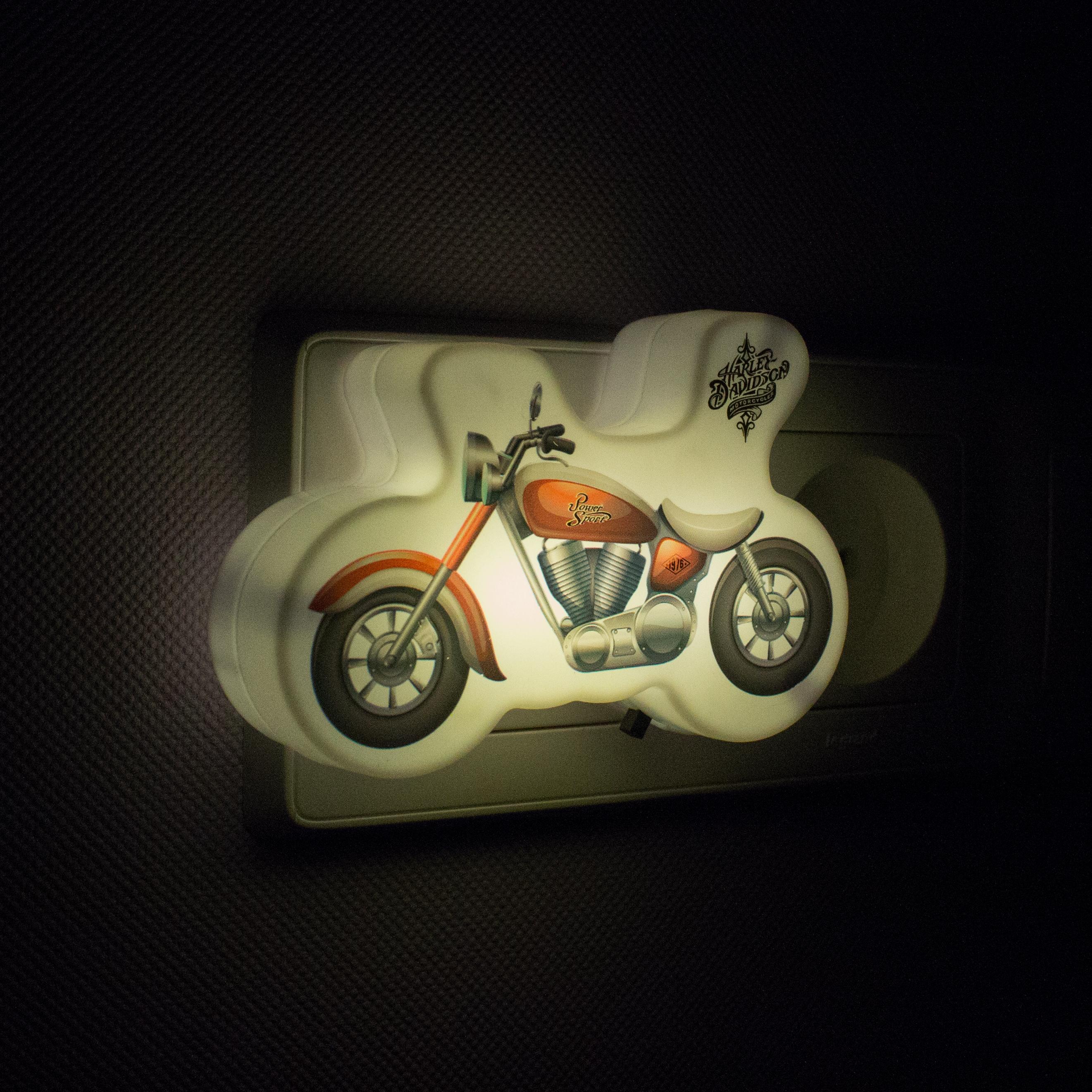 Светодиодный ночник СТАРТ «Мотоцикл» красный - фото 7