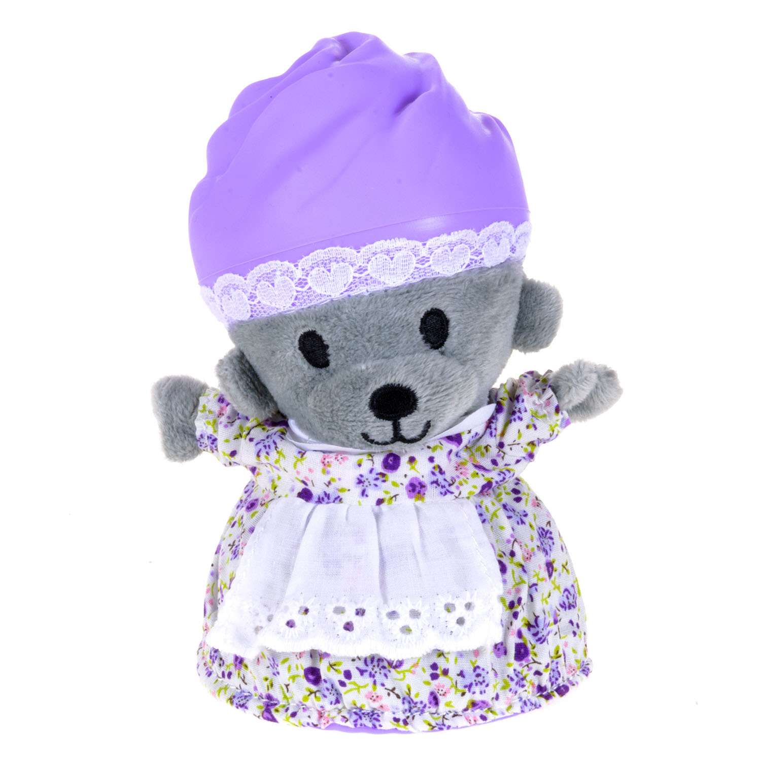 Игрушка Cupсake Bears Медвежонок в капкейке Фиалка Фиолетовый кекс - фото 1