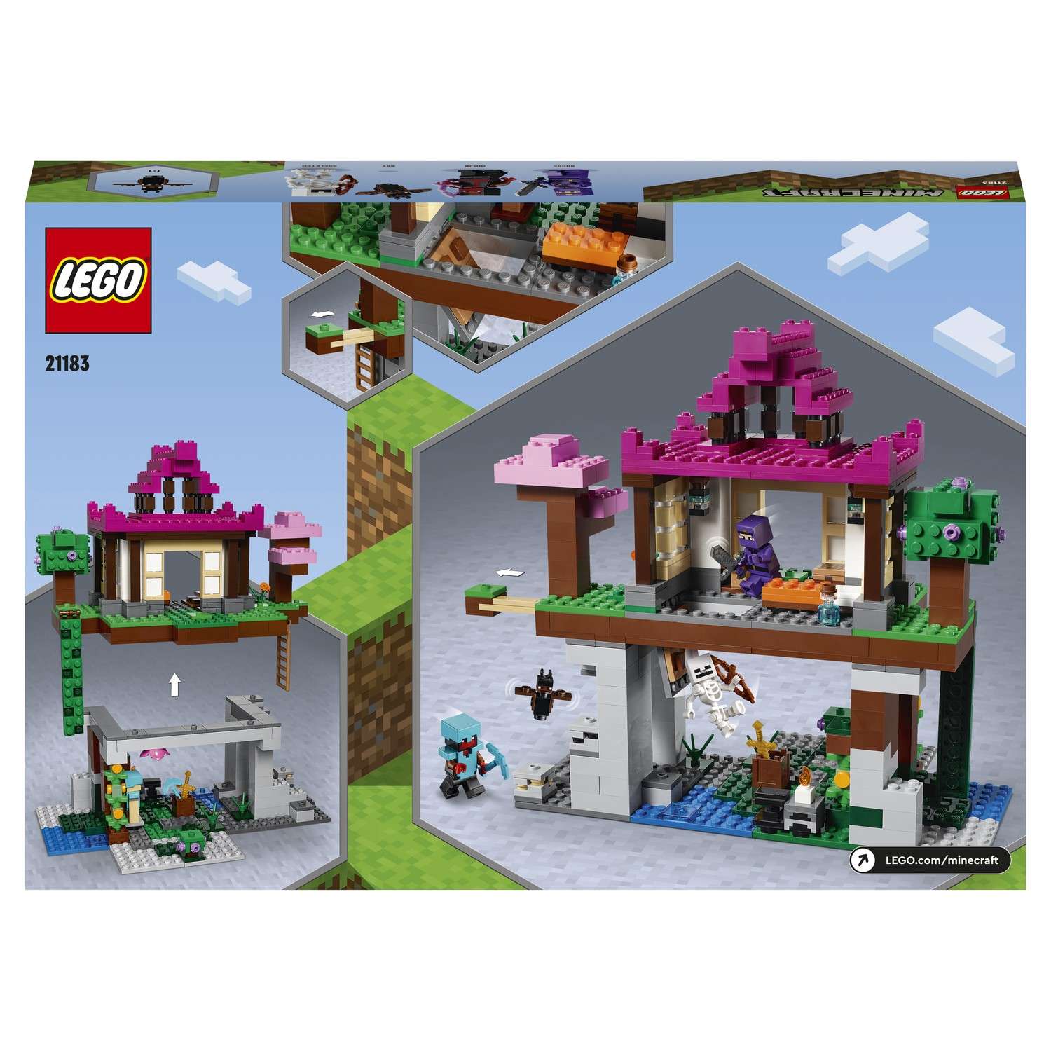 Конструктор LEGO Minecraft Площадка для тренировок 21183 - фото 3