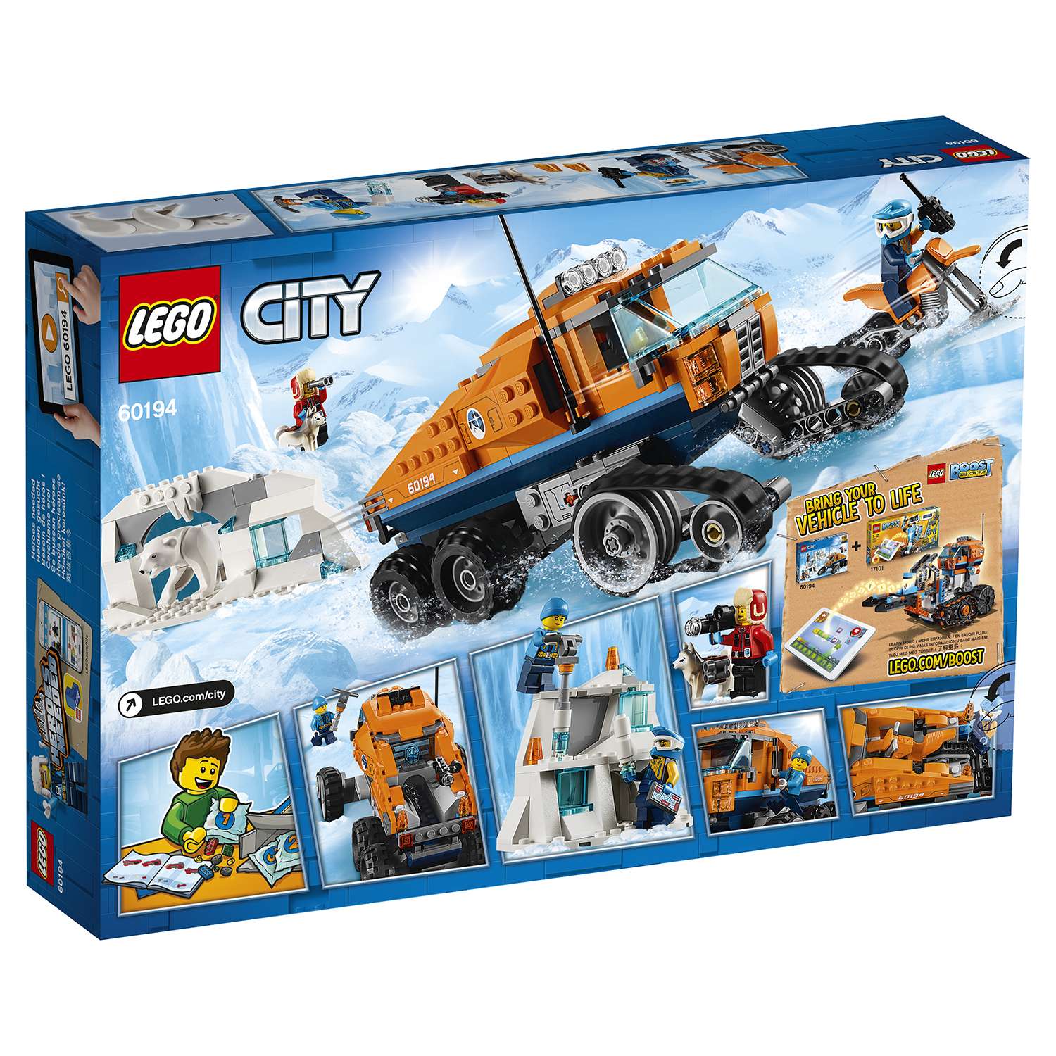 Конструктор LEGO City Arctic Expedition Грузовик ледовой разведки 60194 - фото 3