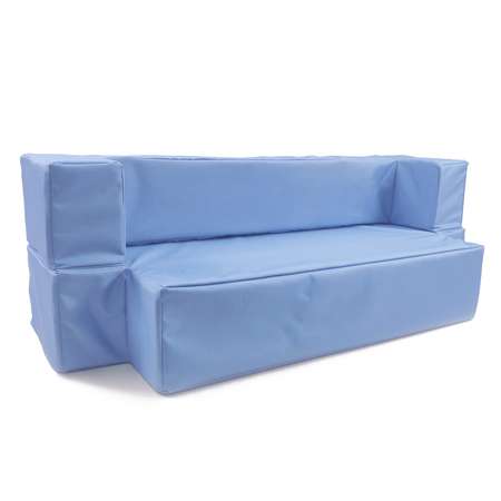 Диван-кровать Hotenok 2 в 1 мягкий Карамельное мороженное голубой