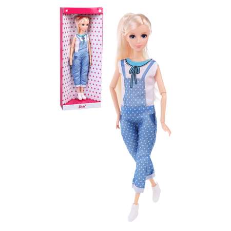 Кукла для девочки Наша Игрушка шарнирная 29 см в комбинезоне