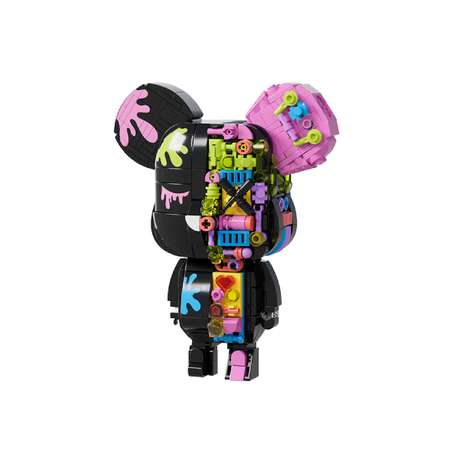 Конструктор JAKI bearbrick cyberblack