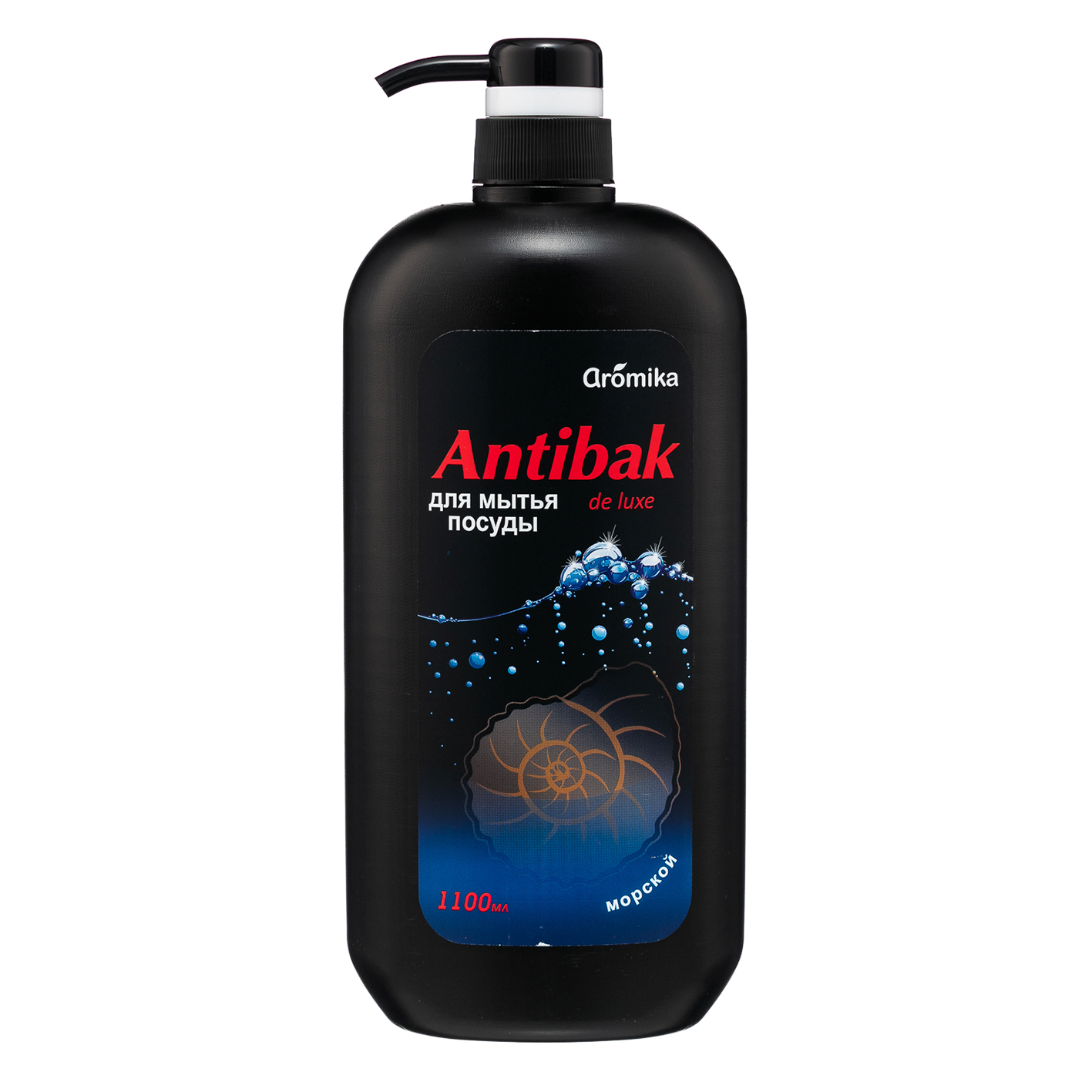 Гель для мытья посуды Aromika Antibak De Luxe морской 1100 мл - фото 1