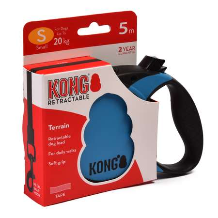 Рулетка KONG Terrain синяя лента 5м до 20кг