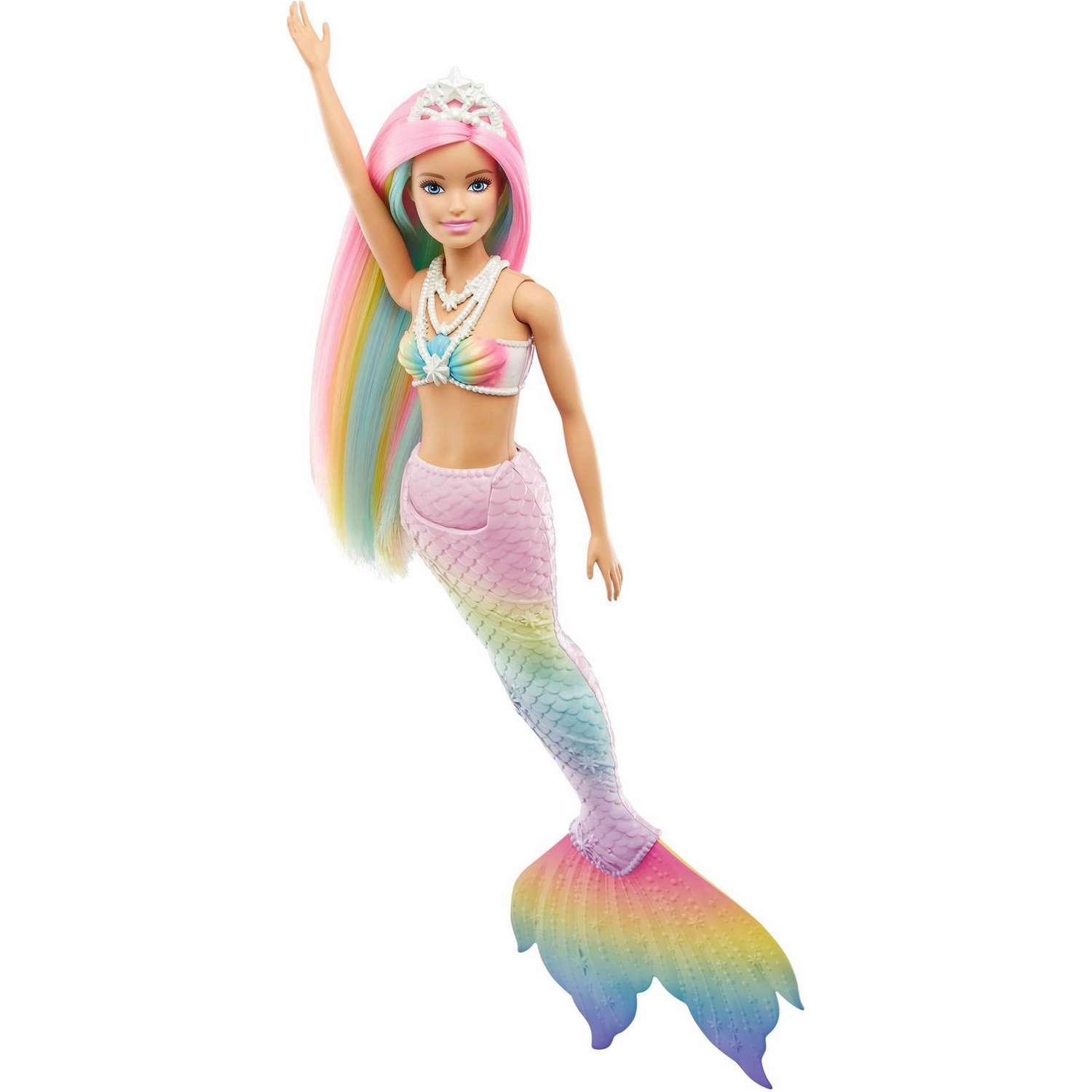 Кукла Barbie Русалочка с разноцветными волосами GTF89 GTF89 - фото 5