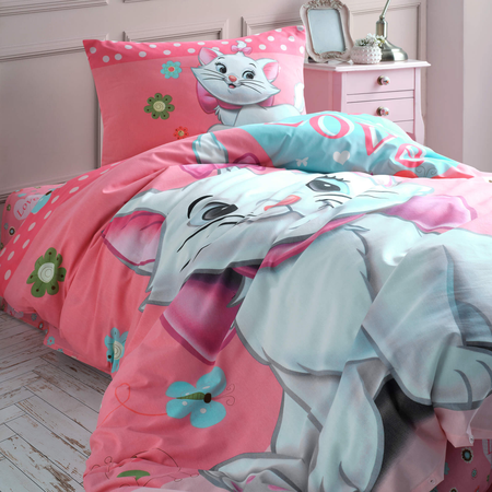Комплект постельного белья ATLASPLUS коты полутороспальный