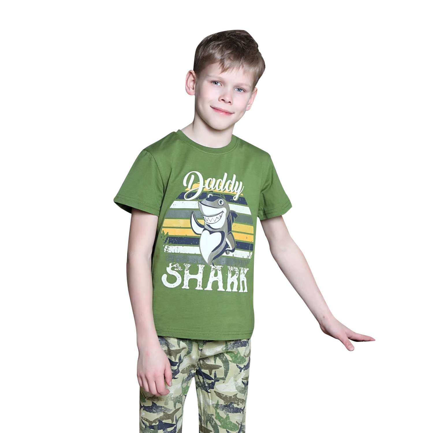 Пижама для мальчика T-SOD DTS1526/принт_3_HAK0000 - фото 2