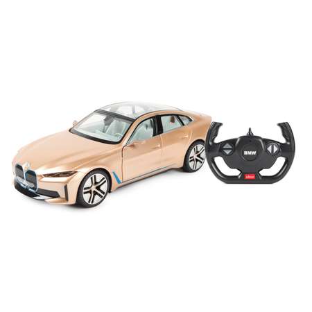 Машина Rastar РУ 1:14 BMW i4 Concept Золотая 98300