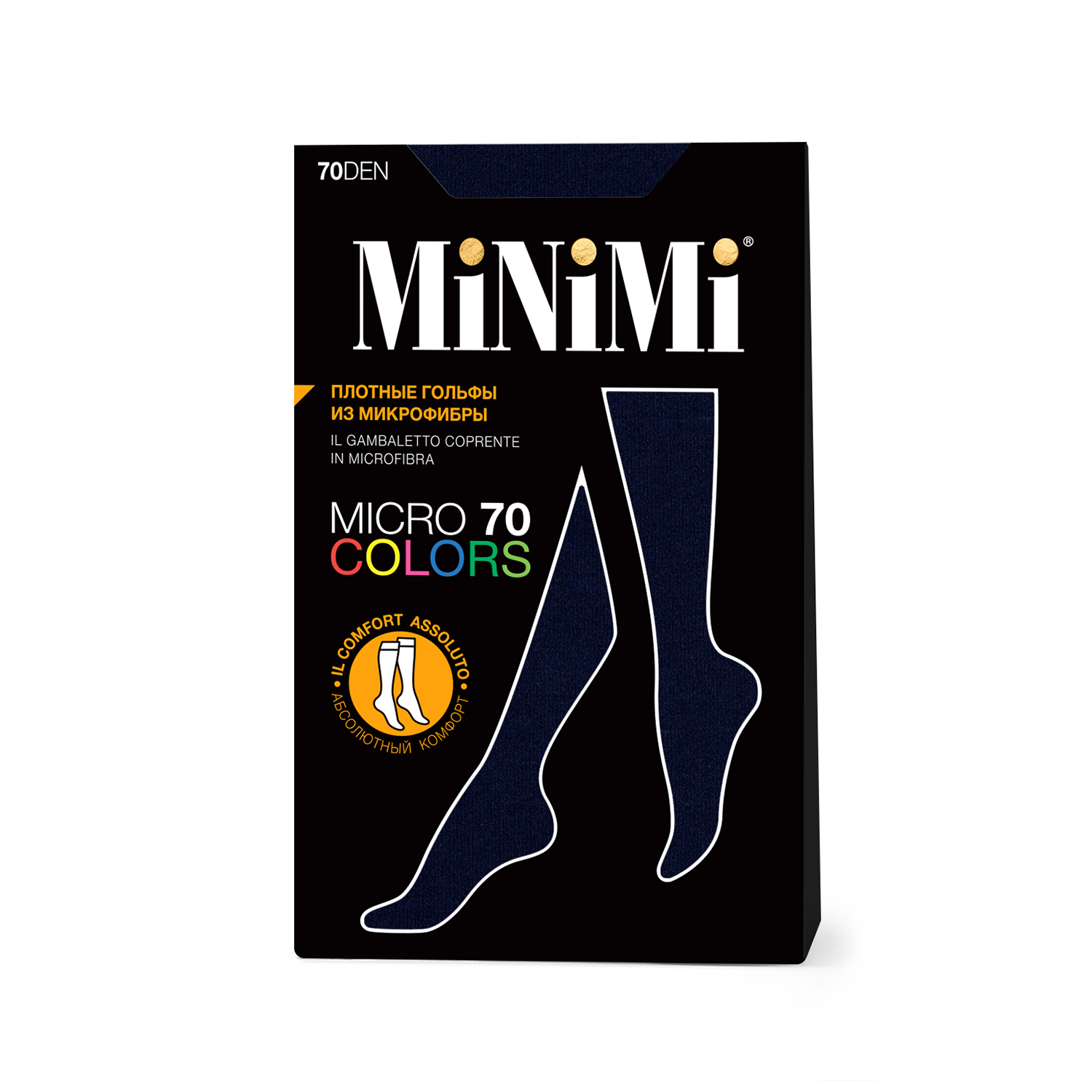 Гольфы MiNiMi МП Mini MICRO COLORS 70 гольфы Blu 0 - фото 2