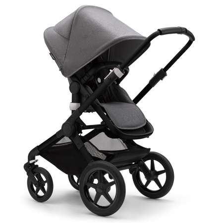 Коляска 2в1 Bugaboo Fox3 Complete Black Grey Melange-Grey Melange 2306010002