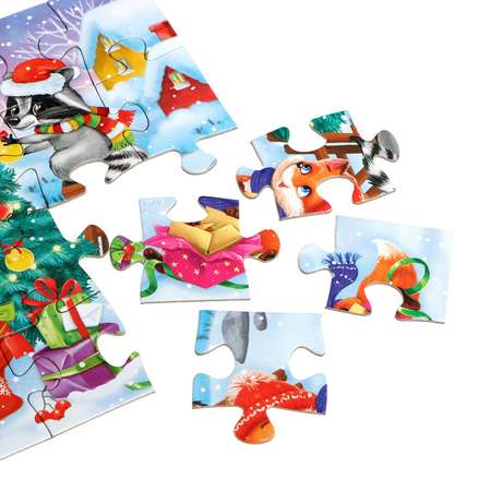 Пазл Puzzle Time «Подарки от Дедушки Мороза» 24 элемента
