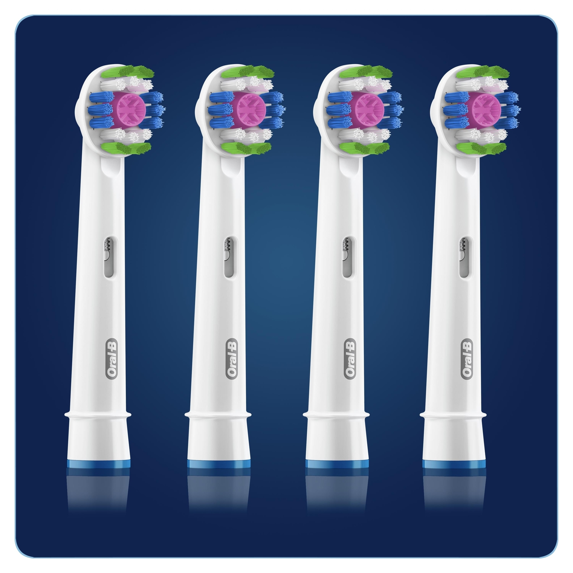 Насадки для электрических зубных щеток Oral-B 3D White CleanMaximiser 4шт 80348403 - фото 3