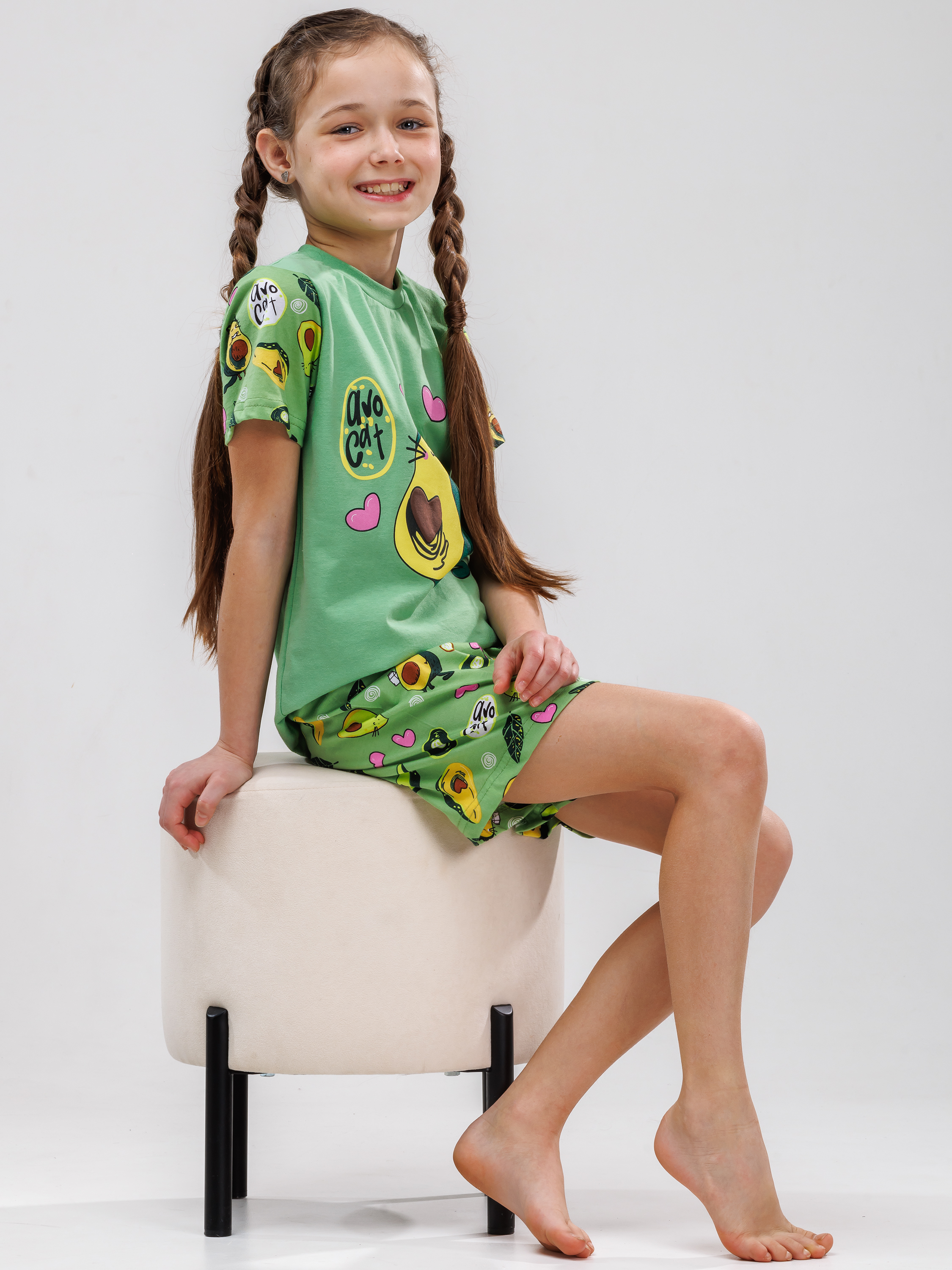 Пижама Babycollection pjm003/sph/k1/012/p2*dзеленый,розовый - фото 8