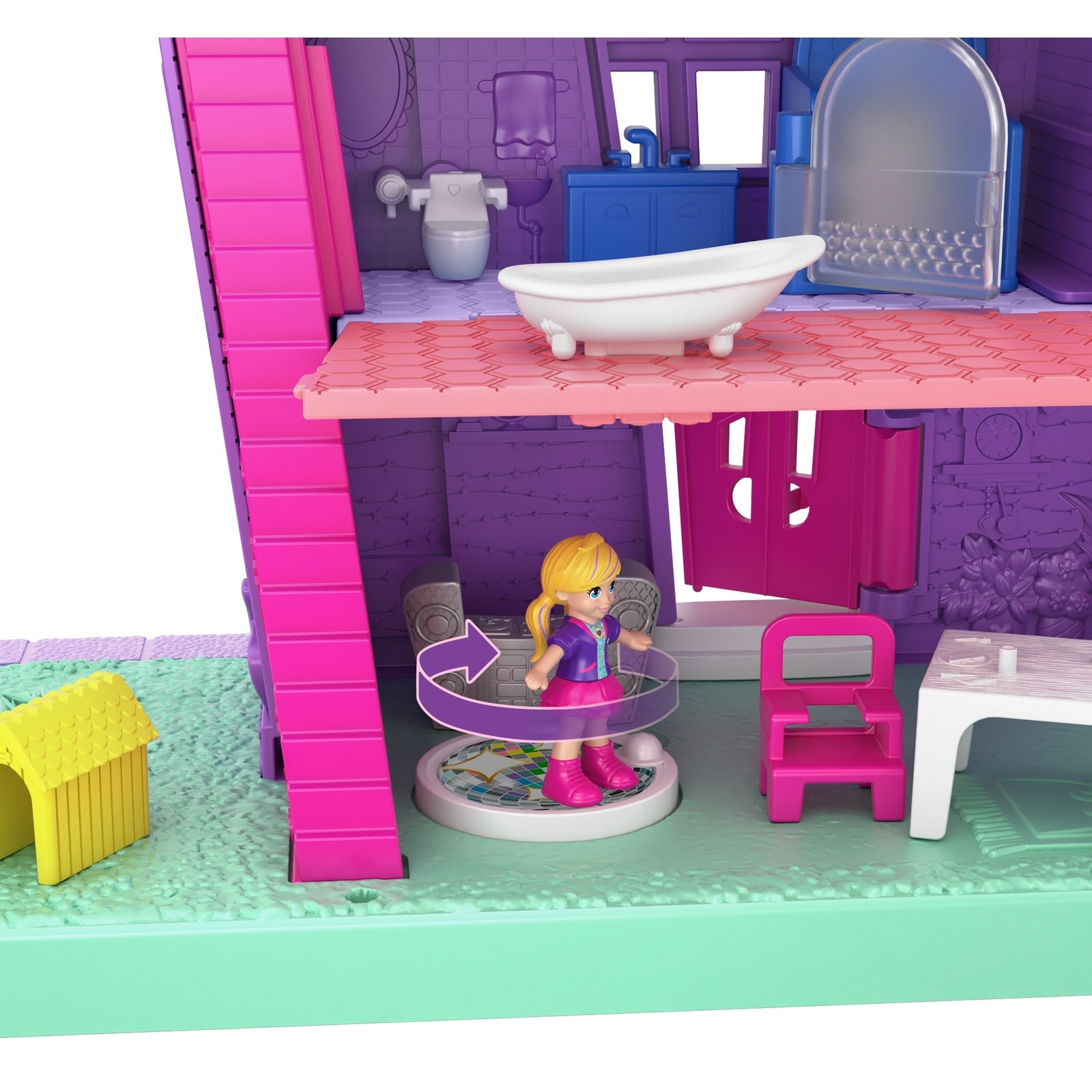 Набор игровой POLLY POCKET Полливиль Дом Полли GFP42 купить по цене 499 ₽ в  интернет-магазине Детский мир