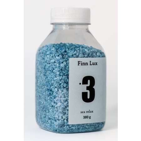 Соль для ванны Finn Lux Соль мерцающая с шиммером № 3