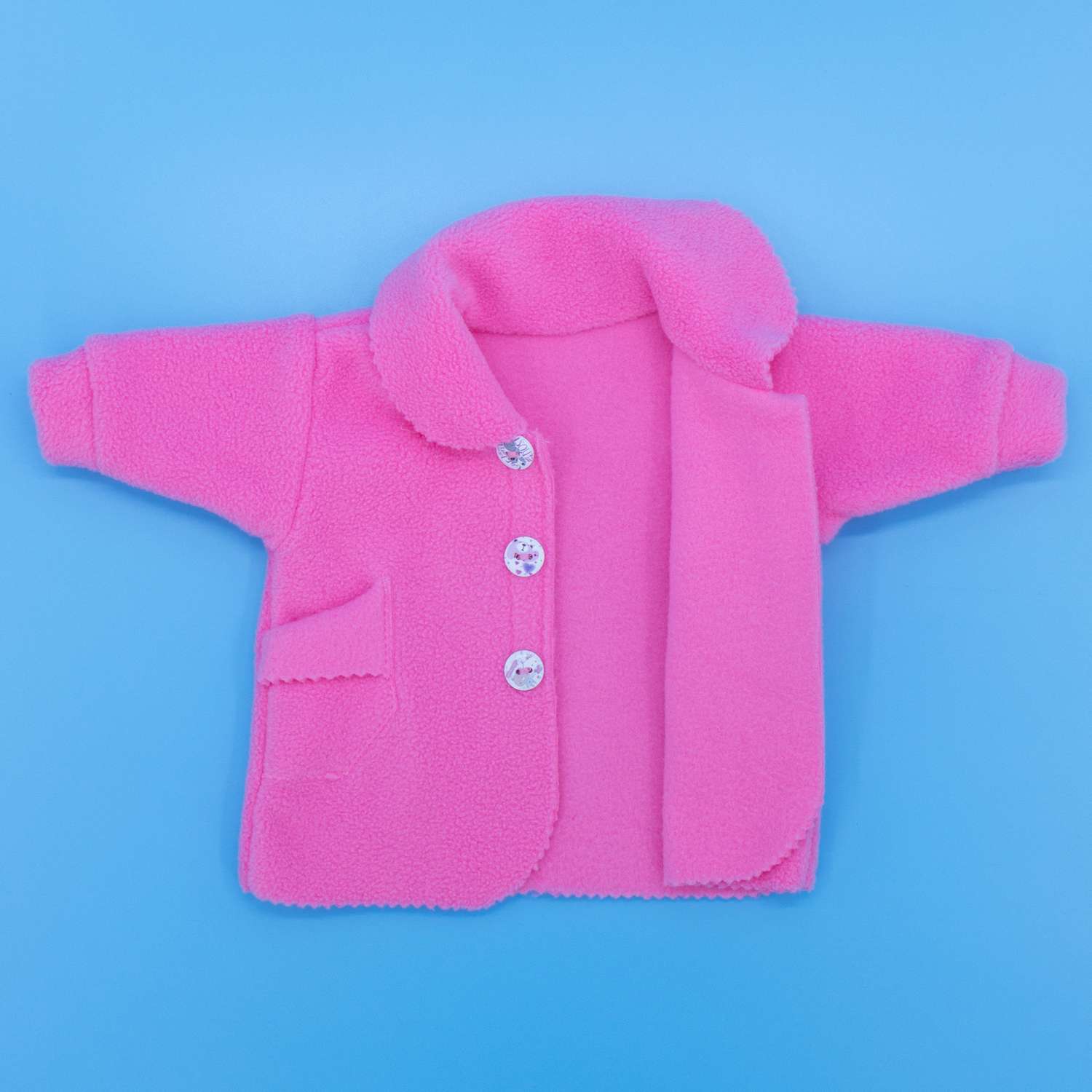 Комплект одежды Модница Пальто с беретом для пупса 43-48 см 6119 розовый 6119розовый - фото 11