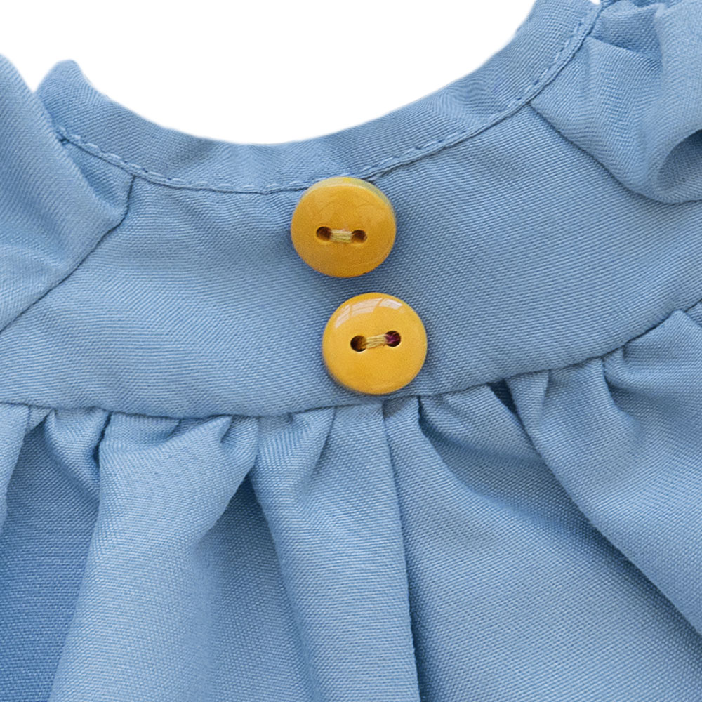 Одежда для кукол BUDI BASA Голубое платье для Зайки Ми 15 см OSidX-509 OSidX-509 - фото 3