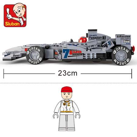 Конструктор SLUBAN M38-B0352 Гоночный автомобиль F1