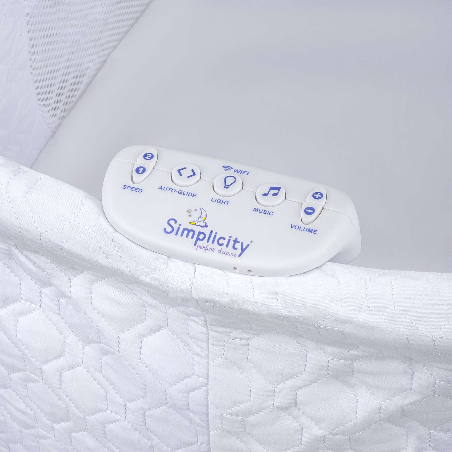Колыбель-кроватка Simplicity GL4090 Elite romby white - фото 29