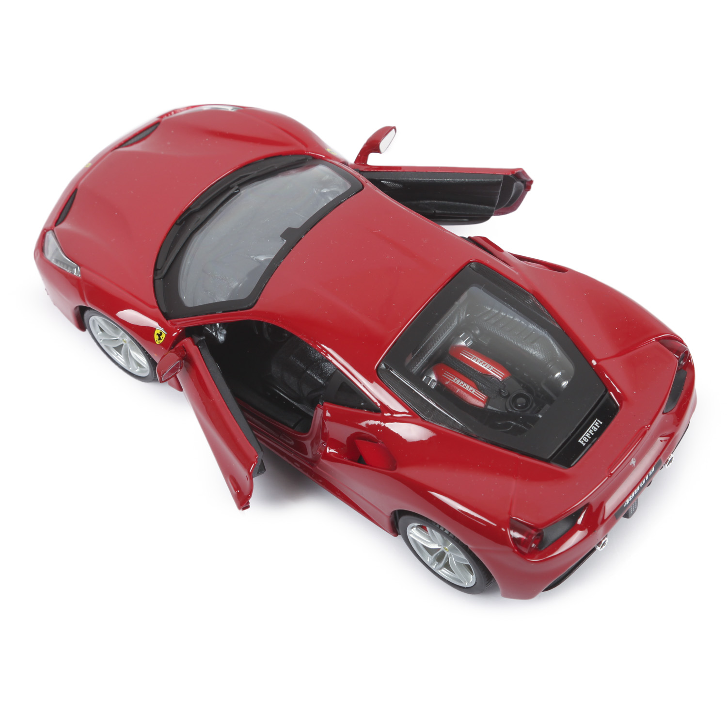 Автомобиль BBurago Ferrari 1:24 без механизмов красный 18-26013 - фото 6